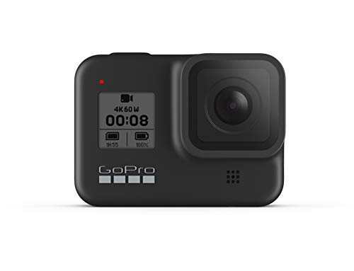 GoPro HERO8 Actioncam, Black - Wasserdichte 4K-Digitalkamera mit Hypersmooth-Stabilisierung, Touchscreen und Sprachsteuerung - Live-HD-Streaming