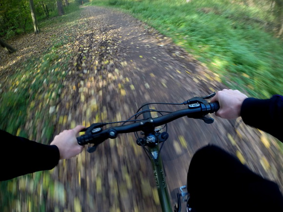 GoPro Chest Mount beim Fahrradfahren