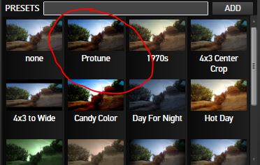 Protune Preset